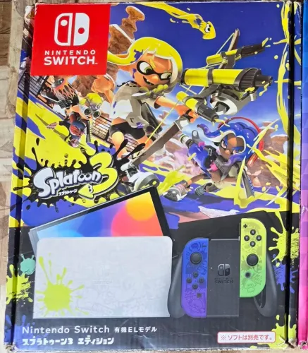 Nitendo Switch oled Splatoon 3 desbloqueado 512gb