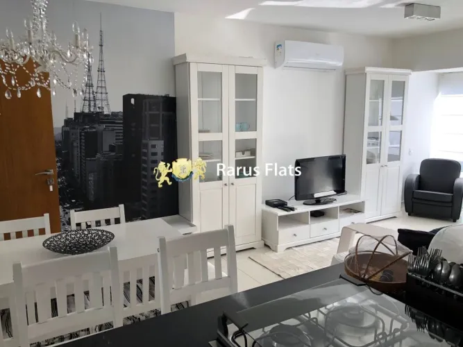 Apartamento com 1 Quarto para alugar, 65m² - Jardins Vila Nova Conceição