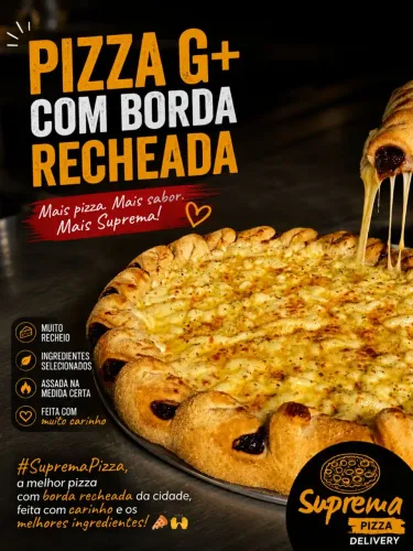 ? PIZZA GRANDE + BORDA RECHEADA ?
