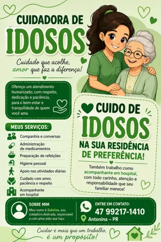 Cuidador de idosos Antonina