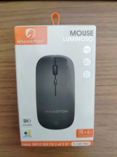 MOUSE LUMINO SEM FIO H'MASTON