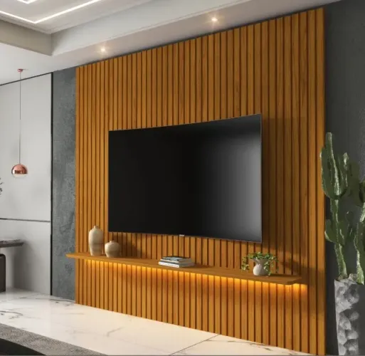 Painel Ripado Verdanza 184 cm para TV até 75 polegadas