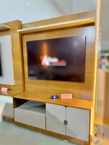 Rack Com Painel Para TV Até 55" (Produto Novo)