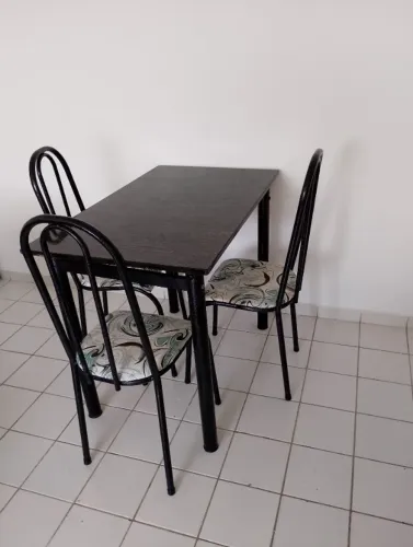 Mesa granito com 4 cadeiras