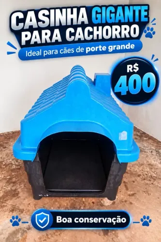 ? CASINHA DE CACHORRO DE PORTE GRANDE USADA PARA À VENDA