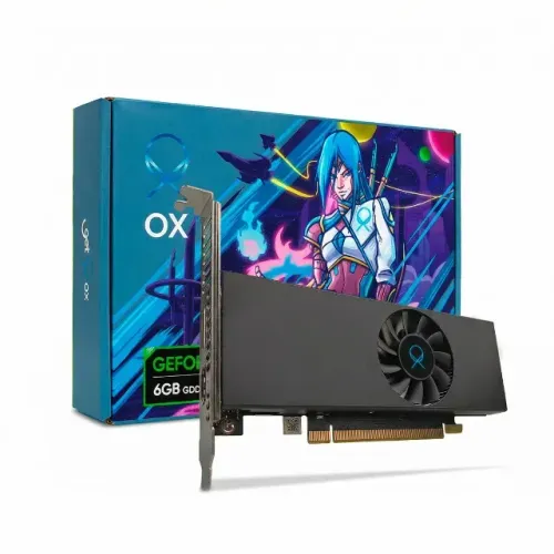 Placa de Video Nvidia GeForce RTX 3050 6GB GDDR6 Ox Single Fan 96 Bits Low Profile- WZetta