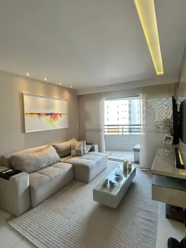Apartamento na Península, 3 Suítes, Mobiliado, Projetado, Climatizado 
