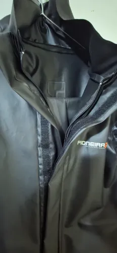 Capa De Chuva Moto Pioneira Impermeável Pvc Motoqueiro Frio