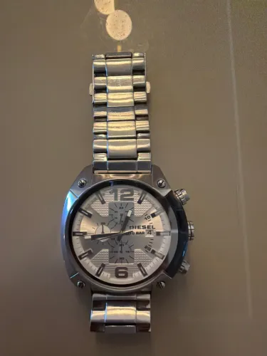 Relógio Diesel Overflow DZ4203 Masculino Cronógrafo Aço Inox 10 ATM Original