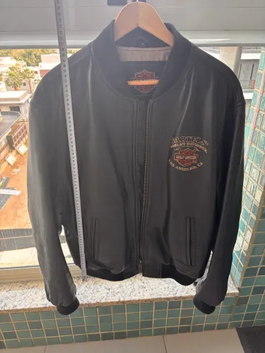Jaqueta couro moto Harley Davidson