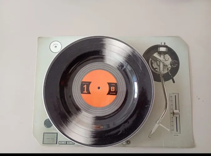 Colecionável Brastemp (prato) vitrola, disco vinil
