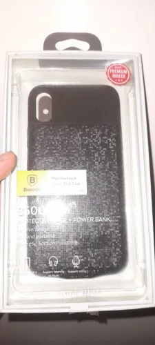 Capa carregador power Bank baseus iPhone x