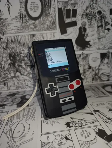 Game Boy Color Custom NES Edition - Tela IPS + Revisado (Atenção ao Detalhe)