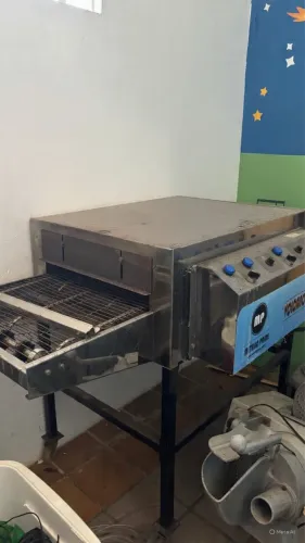 Forno de esteira elétrico 