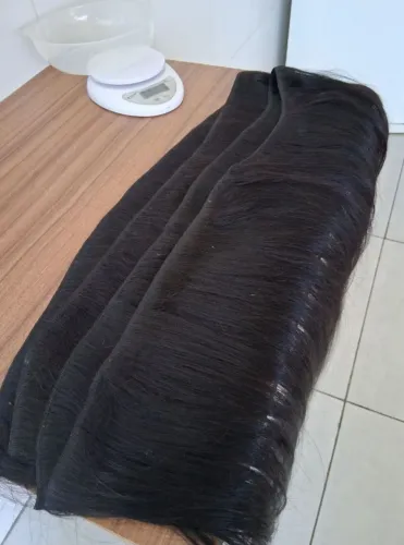 4 telas total 100 gramas cabelos 100% humanos lisos 53cm