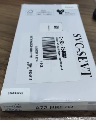 Tela Completa Samsung A72 Preto (A725) - Original de Serviço