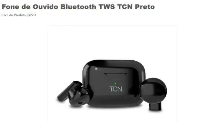 Fone de ouvido bluetooth para celular