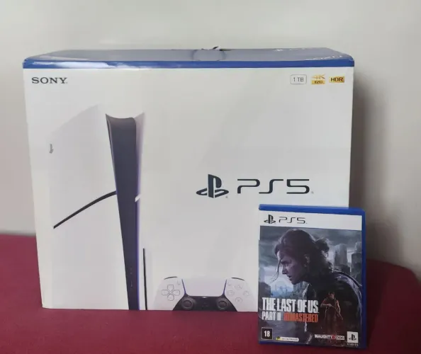 PS5 Slim mídia física Novo Lacrado com nota fiscal 