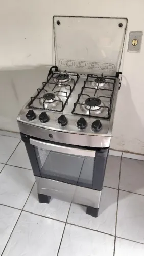 - Vendo "Fogão Continental INOX 4 BocaS _Tudo Ok