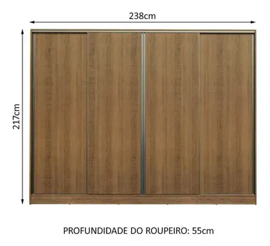 Guarda Roupa de Casal com Portas de Correr Semi-novo Excelente estado de Conservação