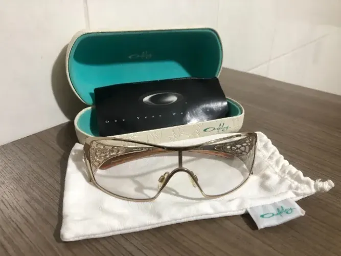 Armação Óculos Oakley Dart Gold Vintage Original