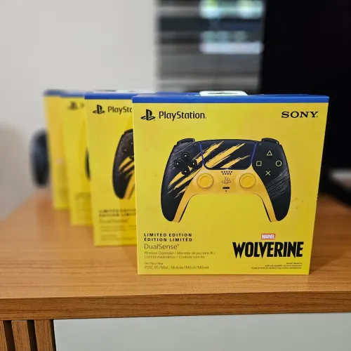 PS5 - Dualsense Wolverine Edição Limitada, analiso troca por hardware de PC gamer.