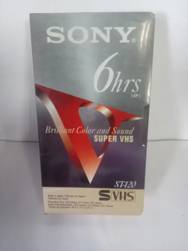 Fita S-vhs Sony 120pro.