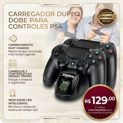 Dock Carregador Controle Ps4 (Original e Lacrado)