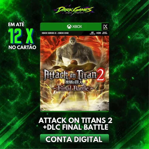 Attack on titans 2 pra Xbox One