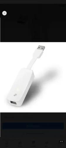 Adaptador Rede Ethernet Gigabit Usb 3.0 Lan Tp Link Ue300