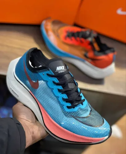 tênis Nike ZoomX Vaporfly Next% Ekiden Zoom Pack boot sneaker azul vermelho rosa corrida