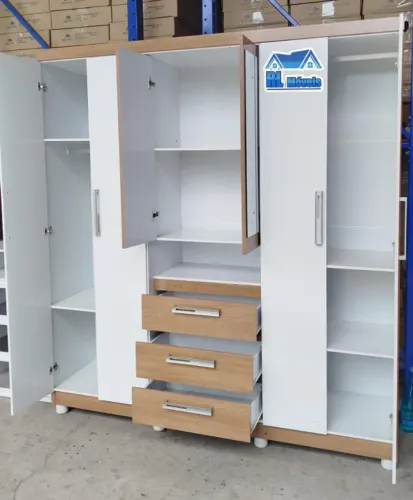 ROUPEIRO LÁZARO 6 PORTAS - MÁXIMO ESPAÇO E ORGANIZAÇÃO!