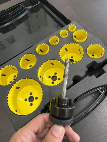 Kit Serra Copo Bimetálica Dentes Variáveis 14 Peças Rocast