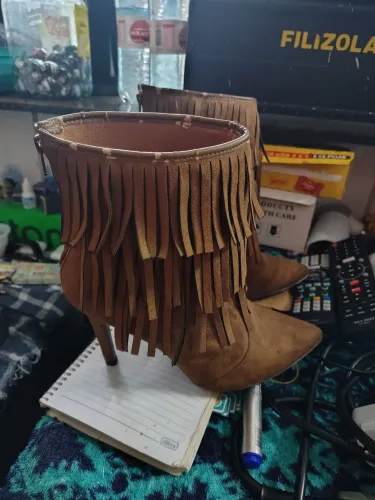 bota cano curto Vizzano  usado<br>R$ 80 na 1ª compra Vizzano 