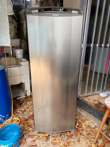 Vendo Geladeira Frost Free 337L Inox - Cônsul