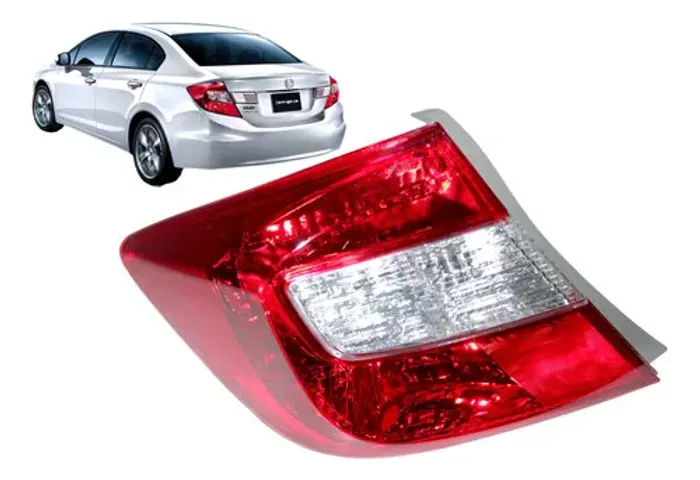 Lanterna Traseira Honda Civic 2012 2013 2014 2015 2016 G9 Le Esquerdo Vermelho