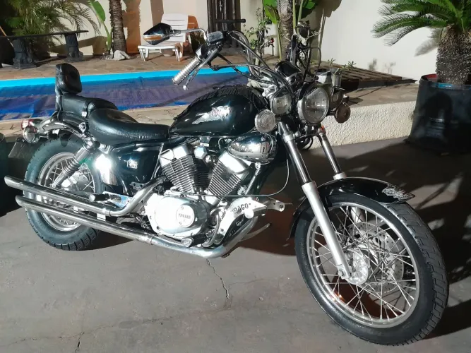 Virago 250 com todos acessórios