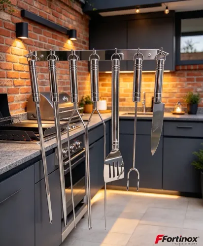 Kit em aço inox