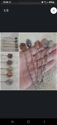 KIT GARFINHOS ARTESANAIS em PEDRAS NATURAIS
