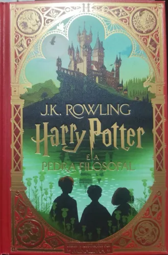 Livro Pedra Filosofal Minalima Harry Potter