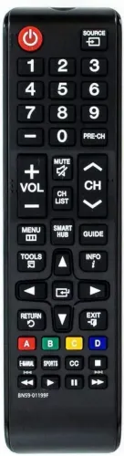 Controle Remoto Universal TV Samsung Smart 4K OLED LED LCD