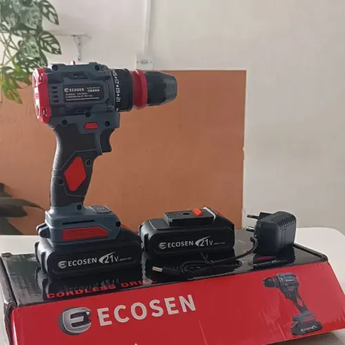 Parafusadeira/Furadeira Brushless ECOSEN 21v - 2 Baterias - Entrega gratis