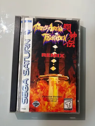 Battle Arena Toshinden Remix - Sega Saturn (Original Completo) 