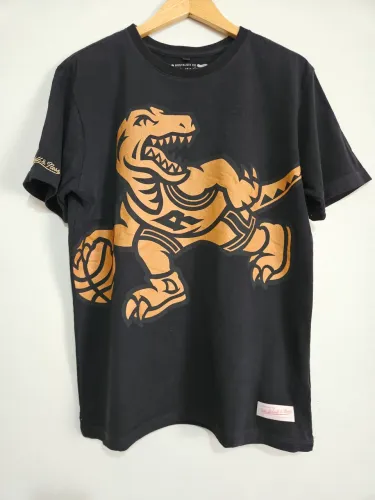 Camiseta Camisa NBA Toronto Raptors Mitchell & Ness Preta