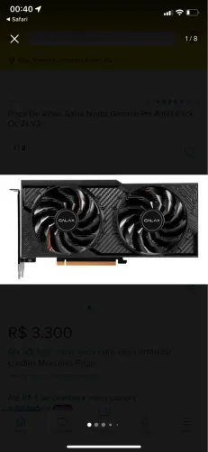 Placa De Vídeo 4060ti 8gb Galax