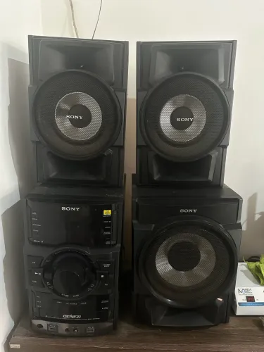 Som Sony Genezi MHC-GTR33 Original - Grave Forte e Alta Potência