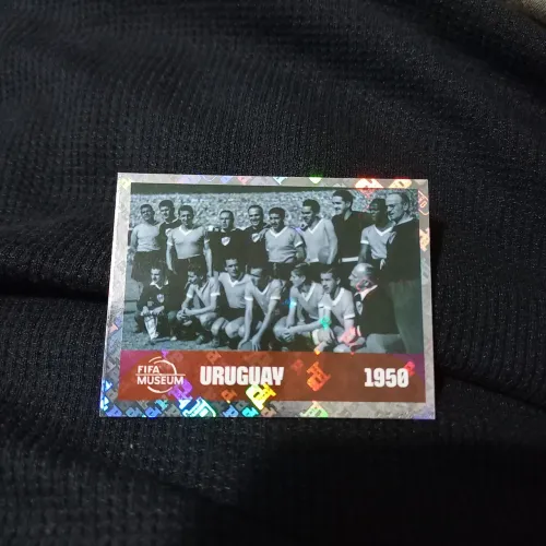 Figurinha fwc 10 Uruguai 1950.