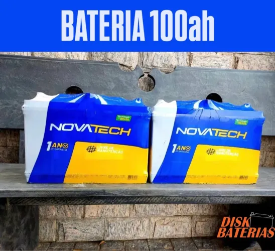 Bateria 100ah - 1 ano de garantia NOVA