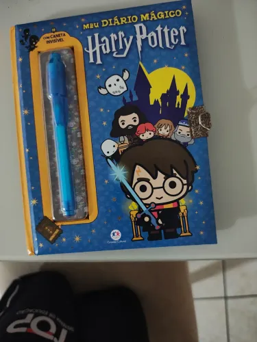 Diário mágico Harry Potter com caneta invisível