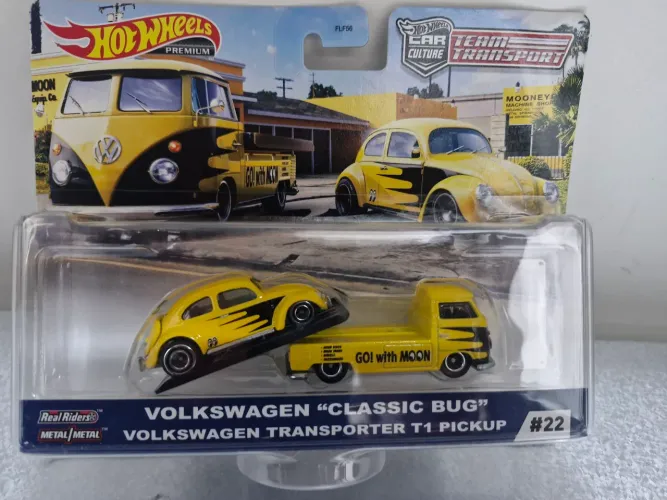 HOT WHEELS 2020 CAR CULTURE TEAM - VW CLASSIC BUG TRANSPORTER T1 PICKUP